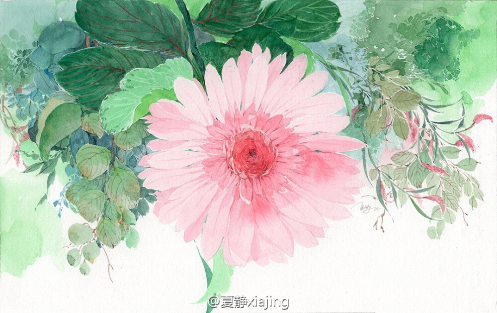 花开不同赏，花落不同悲，若问相思处，花开花落时
【作者】夏静