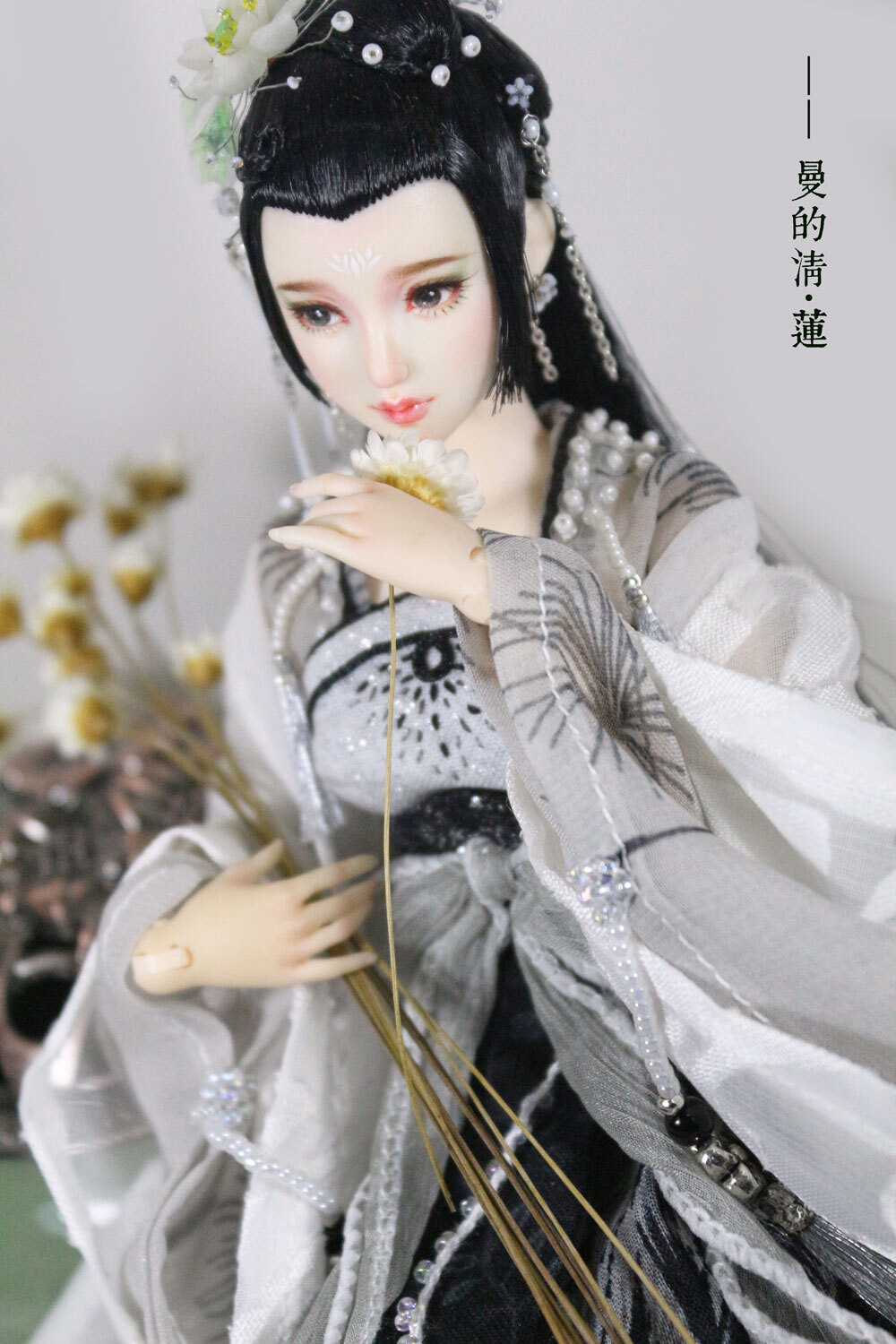 【不惊年】十二月obitsu合作成品娃 古风成品【莲花双子 莲卿】