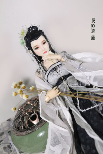 【不惊年】十二月obitsu合作成品娃 古风成品【莲花双子 莲卿】