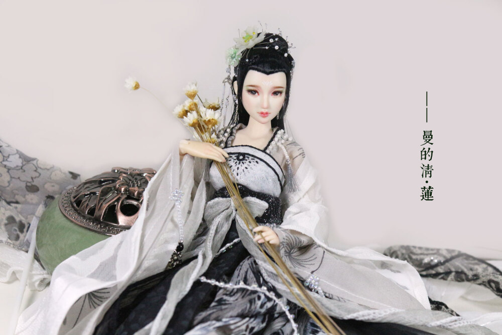 【不惊年】十二月obitsu合作成品娃 古风成品【莲花双子 莲卿】