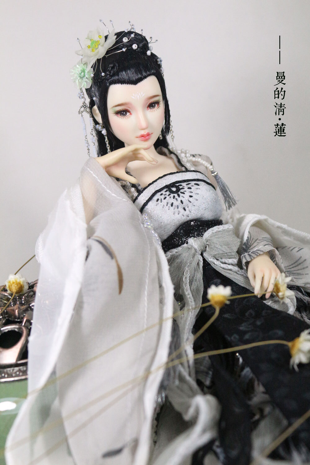 【不惊年】十二月obitsu合作成品娃 古风成品【莲花双子 莲卿】