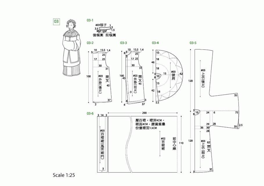 23张高清古装裁剪图