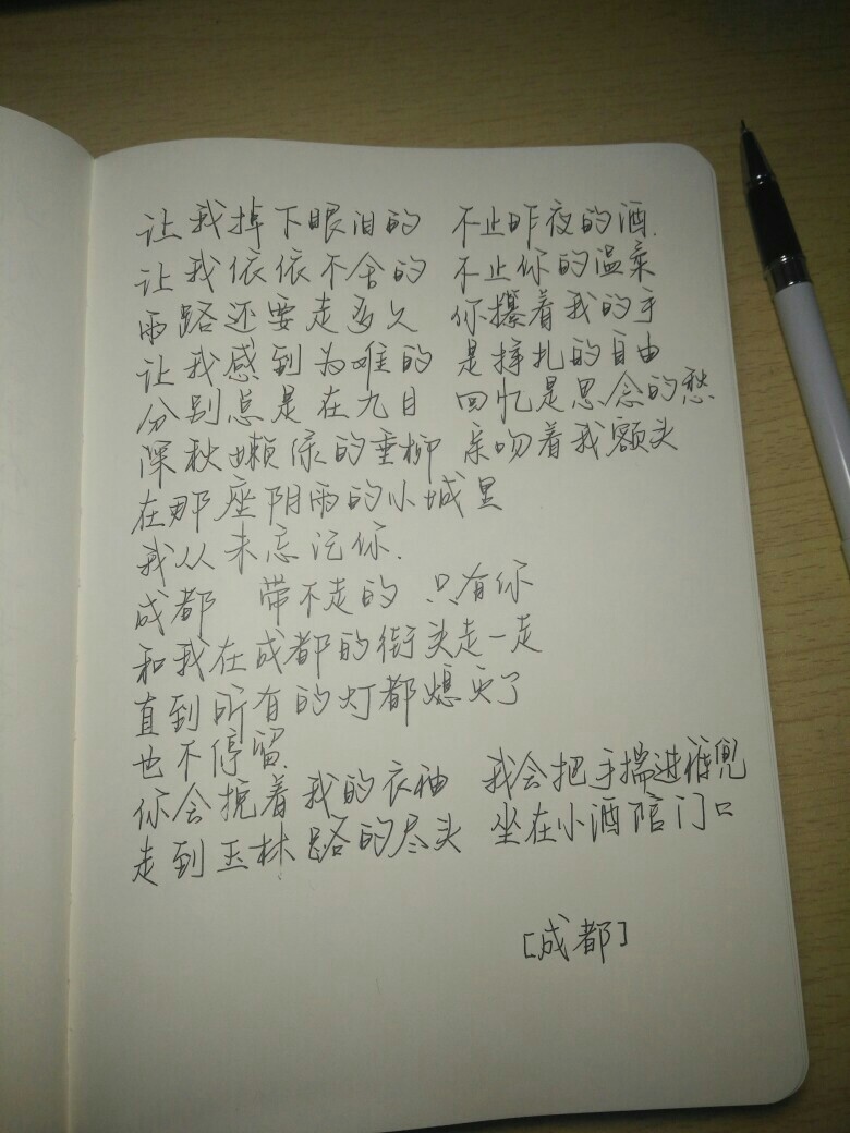 成都。赵雷。