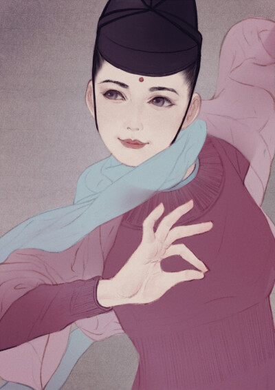 【古风美人】 有佳人般般入画
【作者】 赭凉
《舞乐传奇》——夜莎罗