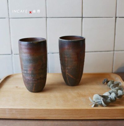 楂野 | 沙星 日本备前烧 手工匠人限量制作 茶杯 小花瓶