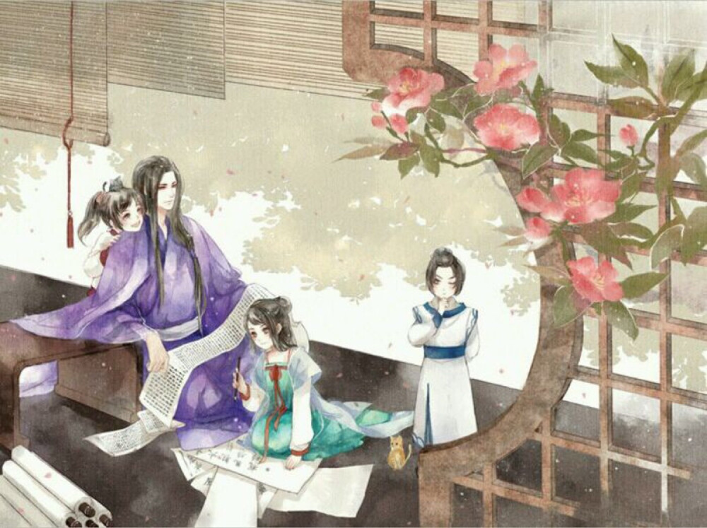 浮云半书 作者：李惟七 插画师：霜林醉