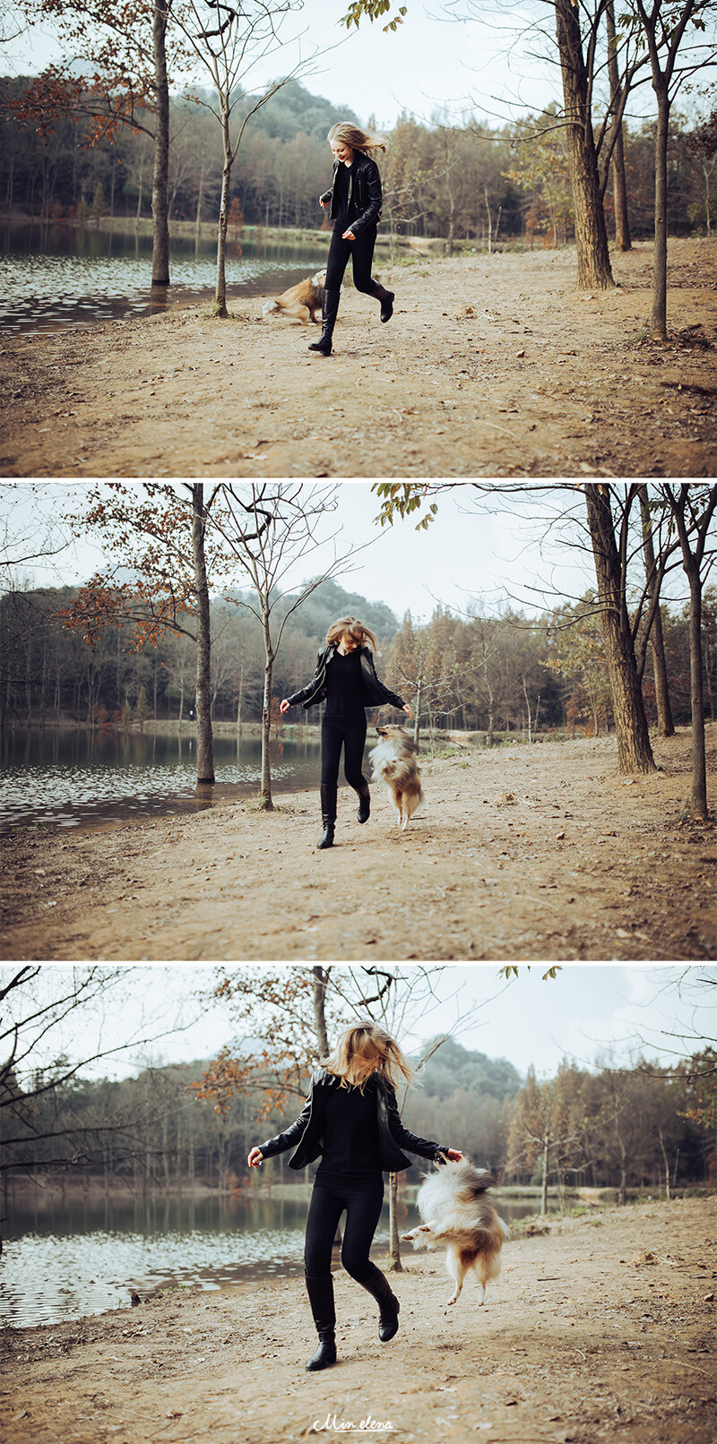 Eugenia said: "Fai is my soulmate."
photographer:me
model:Eugenia&Fai（dog）
make up:yoyo