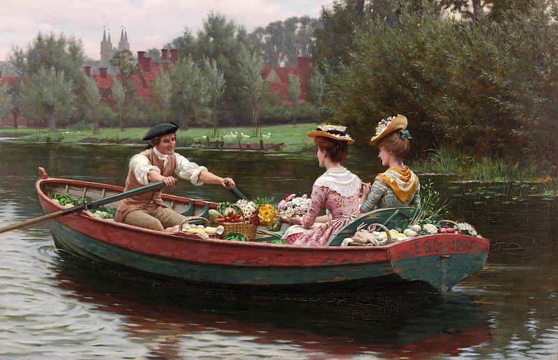 Market Day, Edmund Blair Leighton(1852-1922)