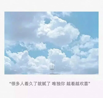 唯独你，越看越欢喜