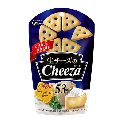 日本格力高Glico固力果Cheeza53%卡门贝尔薄脆芝士奶酪小饼 4961