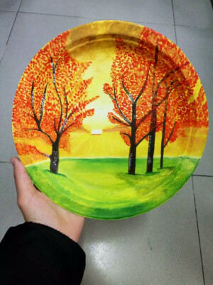 盘子画