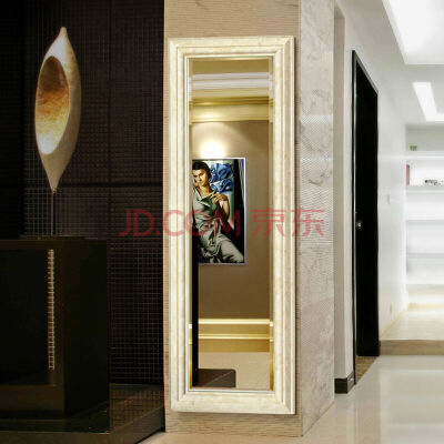 全身镜试衣镜 仿大理石边框 欧式壁挂悬挂穿衣镜 挂墙镜子 挂墙