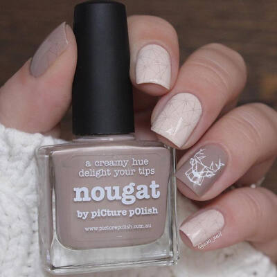 Rudolph would say WOW... #picturepolish 'nougat' @son_nail Shop / link in bio