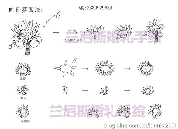 【兰尼斯婚礼手绘】第十期 部分婚礼道具手绘表现 详细步骤图