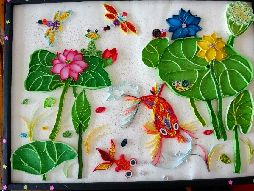 衍纸00年年有余03