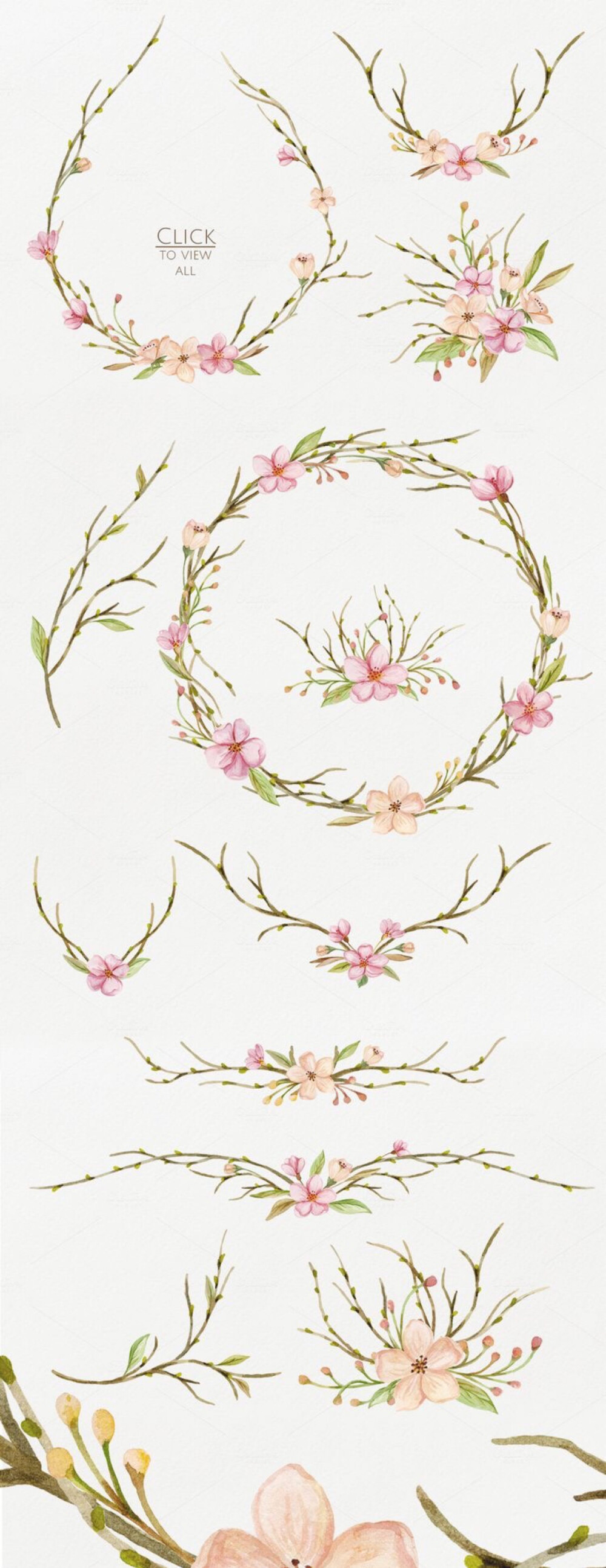 Floral hoop