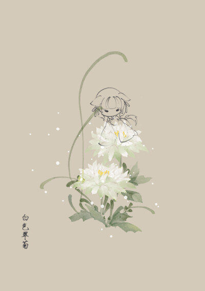 花与仙子。图：@artistic青尘