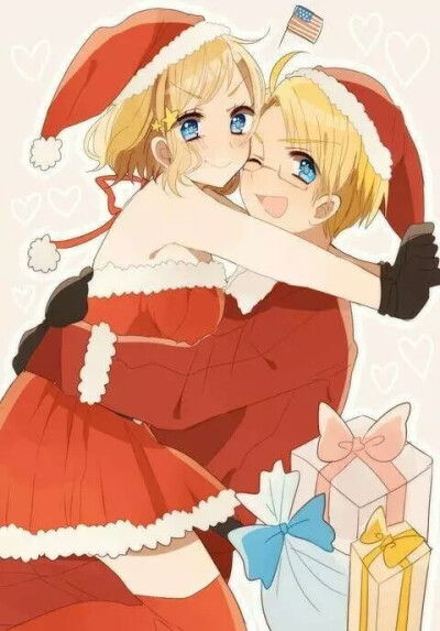 【America】艾米丽·F·琼斯/阿尔弗雷德·F·琼斯/Marry Christmas~❤！