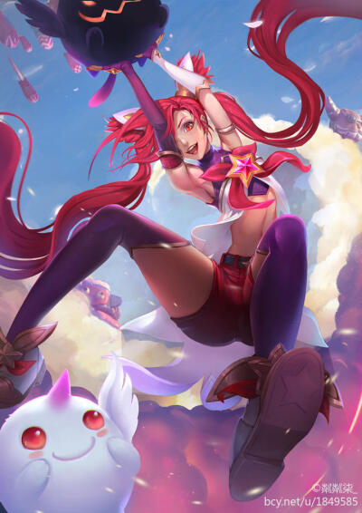 lol 英雄联盟 金克斯 魔法少女 jinx