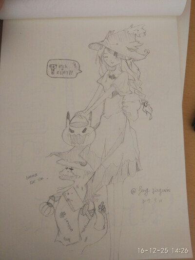 万圣节 小魔女哟