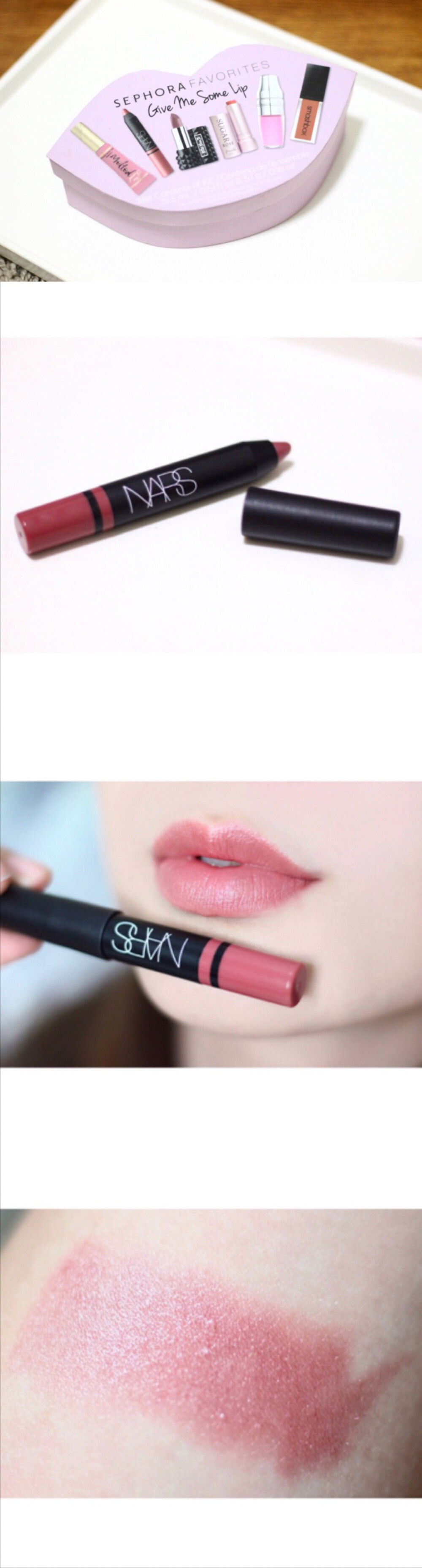 #试色# 丝芙兰唇膏套盒 NARS