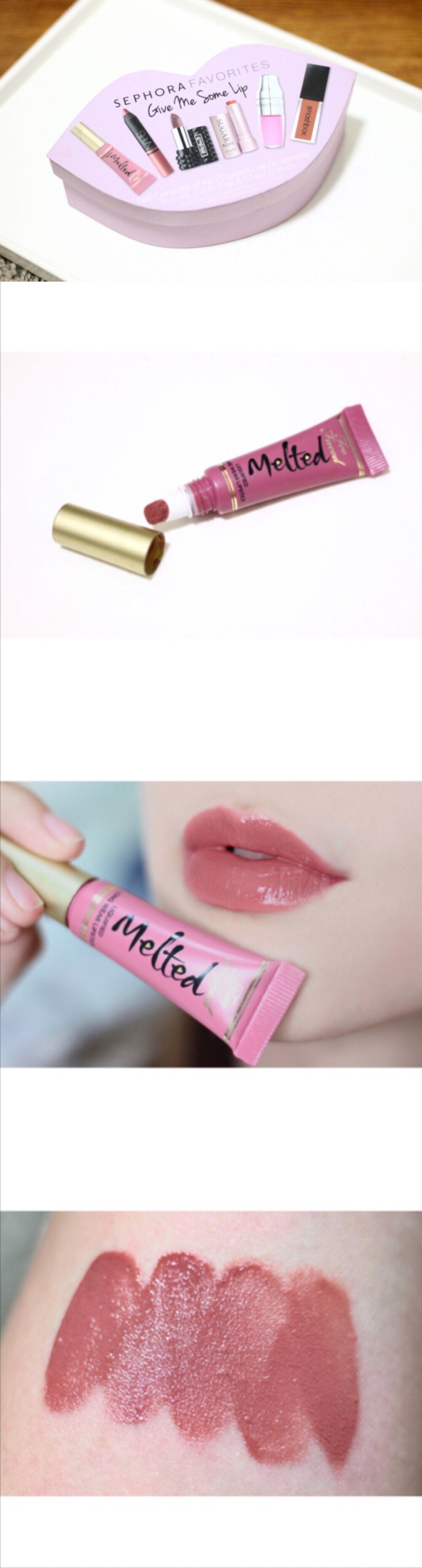 #试色# 丝芙兰唇膏套盒 TOO FACED