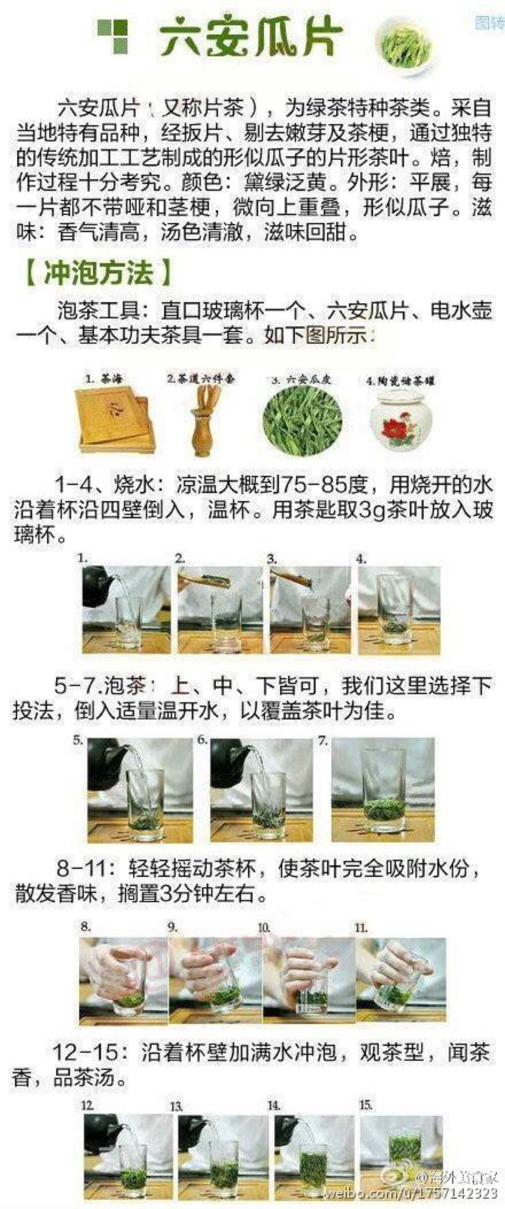 【十大名茶冲泡方法】