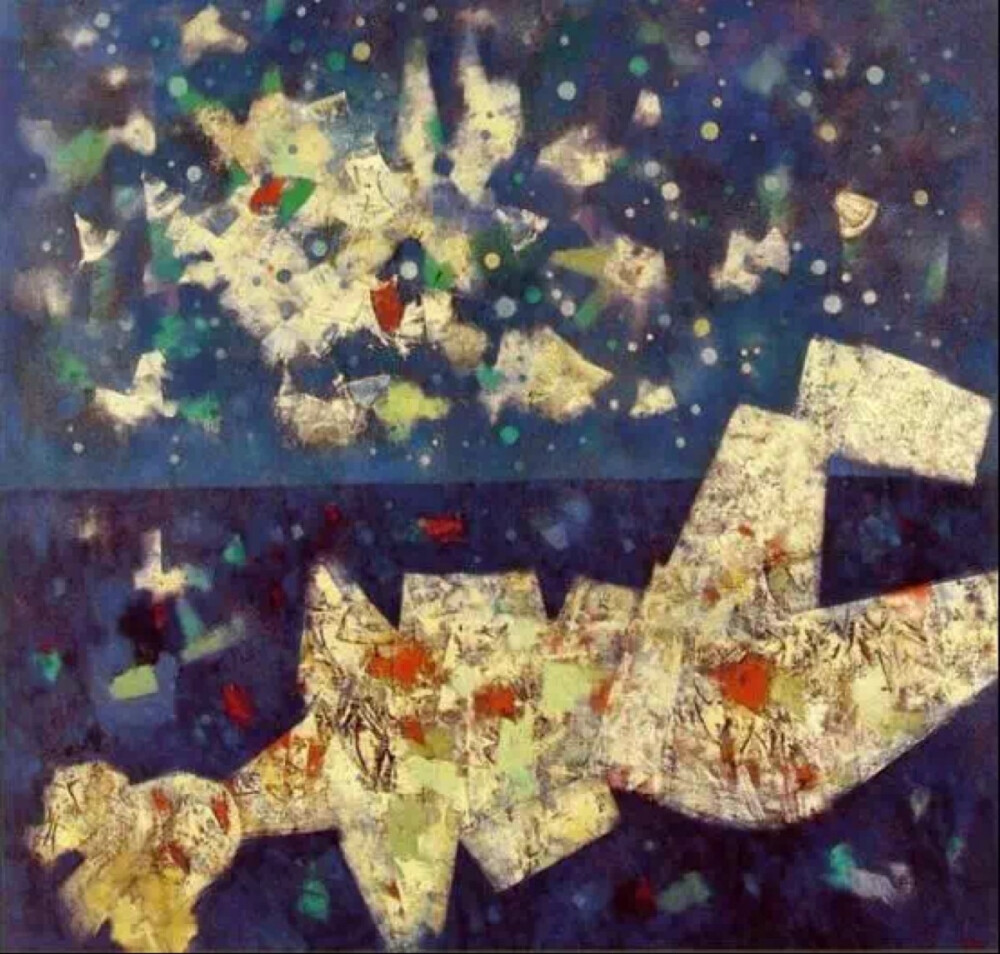 
图为画家Mordecai Ardon 的作品La Grand Poupee。
Mordecai Ardon习惯运用一系列复杂的象征意象沟通古今，以表达宇宙的奥秘。这躺着的胴体的每一寸肌肤和血脉，是不是驳杂地融汇着祖先、河流和山岳？
