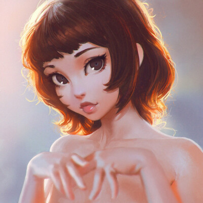 【画师：llya Kuvshinov】【头像】【人物】【CG】【手绘】【少女】【参考】【唯美】【无水印】