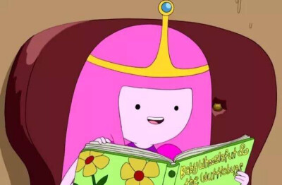 头像，Adventure Time里面的Princess Bubblegum