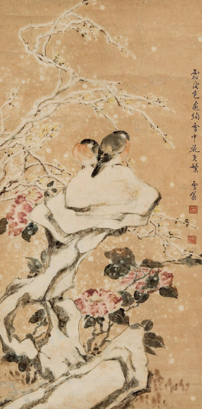 国画大师陈之佛工笔花鸟画精选