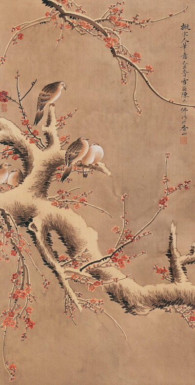 国画大师陈之佛工笔花鸟画精选