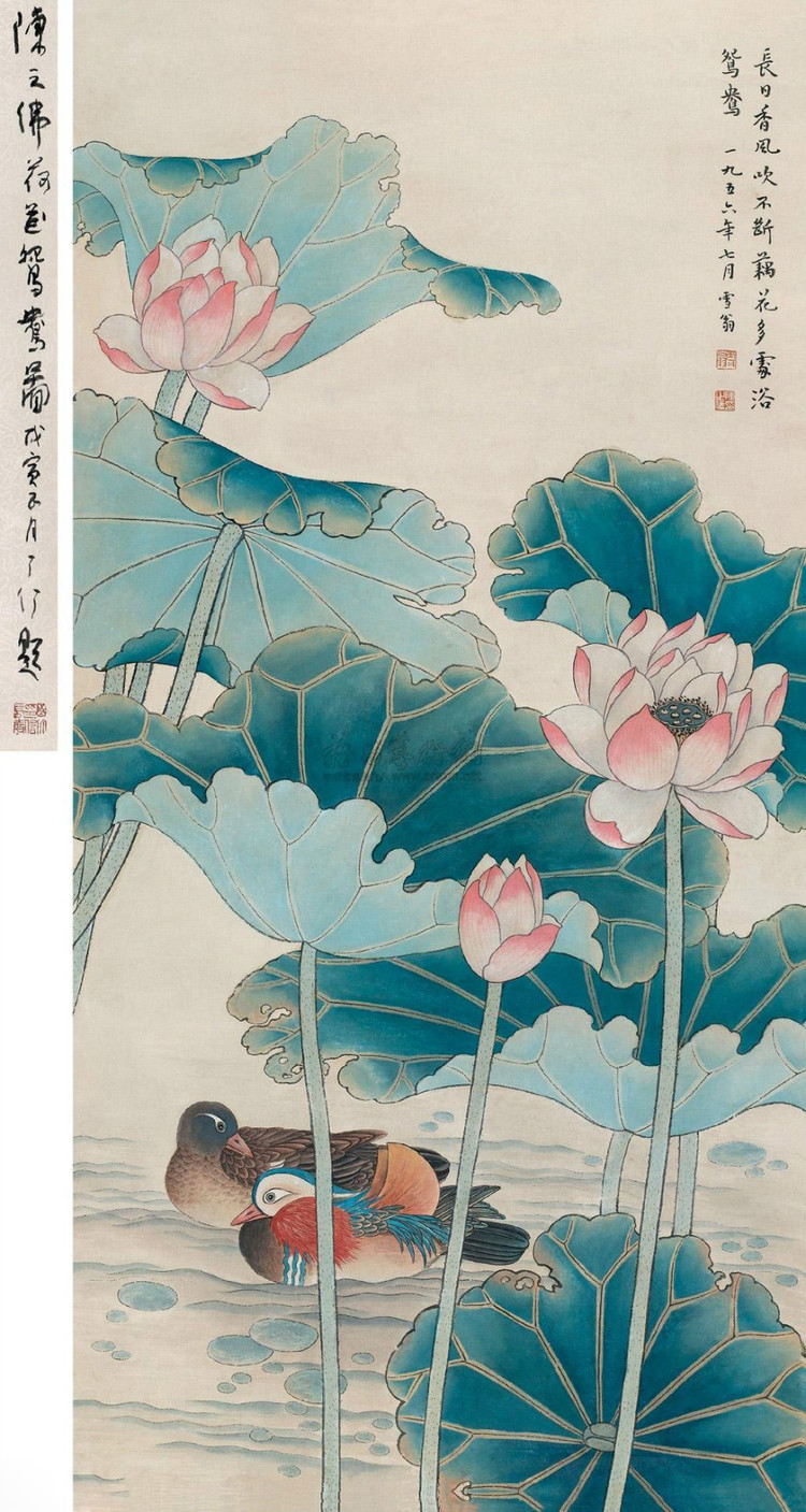 国画大师陈之佛工笔花鸟画精选