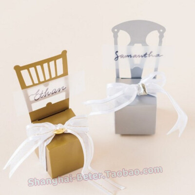 50th Anniversary party Chair Favor Box TH041婚礼布景