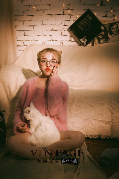 无同复古写真,北遇映画写真,复古写真,人宠写真