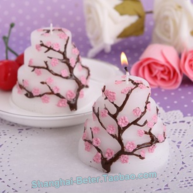 Cherry Blossom Cake Candle Bridesmaids gifts ideas LZ025