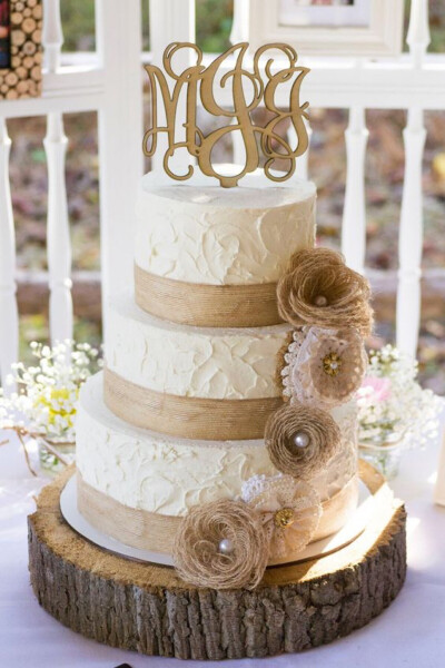 婚礼蛋糕婚礼甜品蕾丝蛋糕Lace Cake