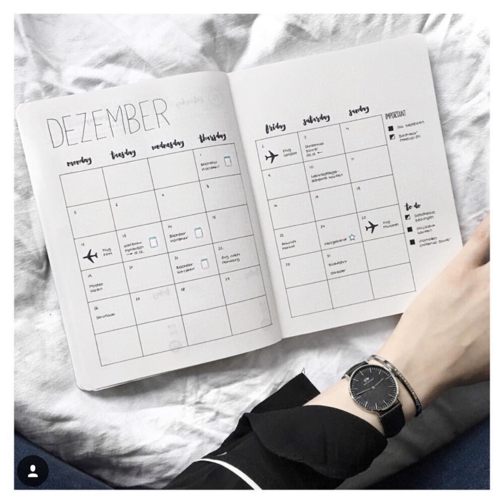 From ins id: journalspiration
Monthly plan