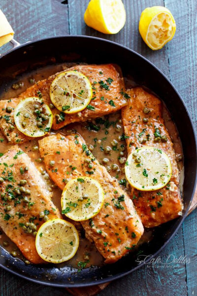 Salmon Piccata