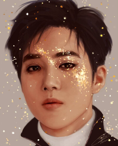  EXO SUHO 金俊勉 161228 FANART【omu_rizer】word妈给跪！！