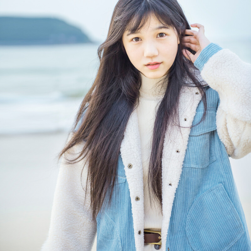 北冥有渔原创 秋冬新款森系文艺羊羔毛短外套女学院风保暖棉衣