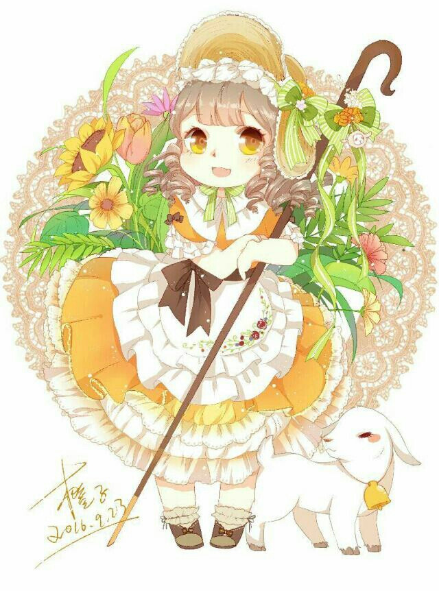 ［板绘 奇迹暖暖 Q版］ 萨提洛斯的小羊