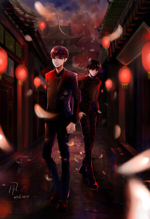 王俊凯手绘图。「cr.logo」