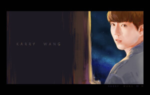 王俊凯手绘图。「cr.logo」