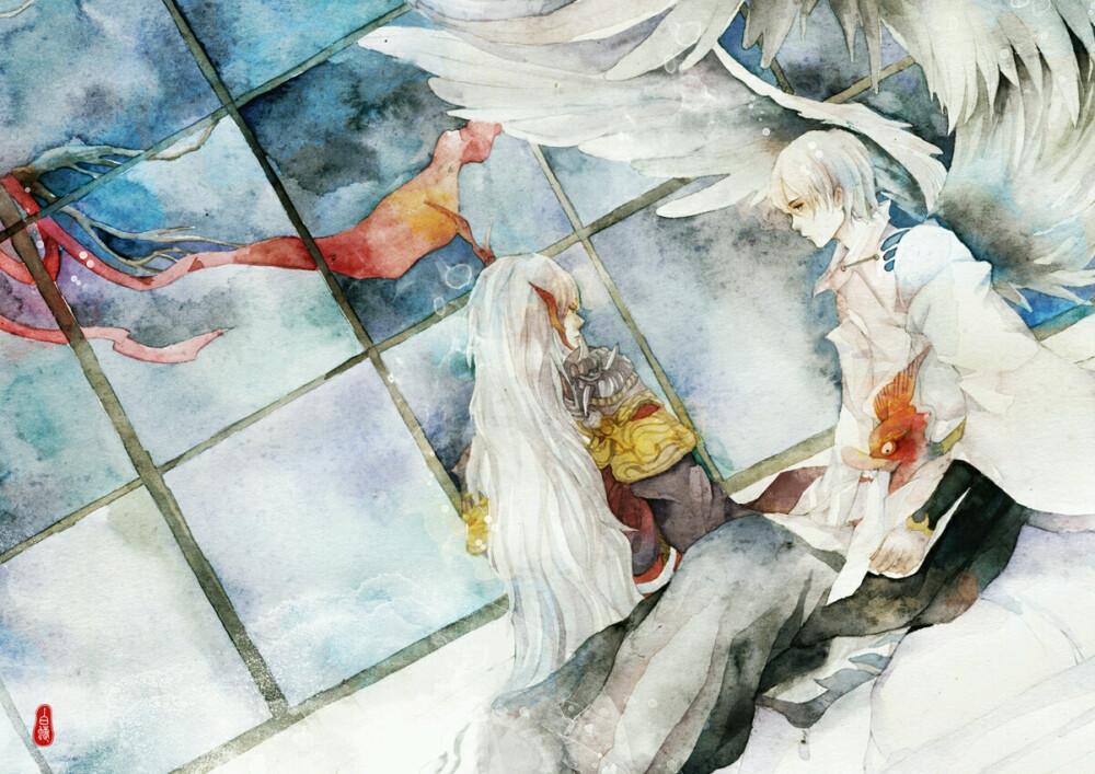 阴阳师€茨木c大天狗