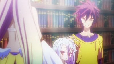 no game no life 游戏人生 剧情截图 自截 空 白 史蒂芬妮·多拉 吉普莉尔 克拉米 菲尔 特图 初濑伊纲