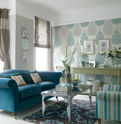 blue living room photos-DJhNT-图片