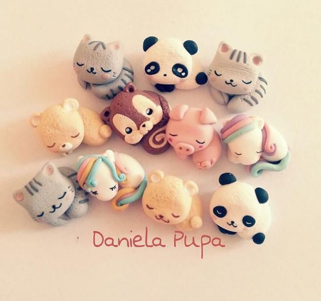 Animalitos, arcilla polimérica. Fimo. Sculpey.-zcxN2-图片