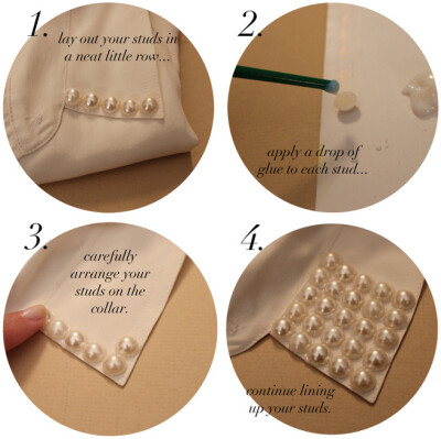 DIY: Pearl Stud Collar-TAyNm-图片