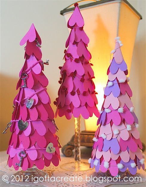 I Gotta Create!: Valentine Heart Cone Tree Tutorial-jMxNj-图片